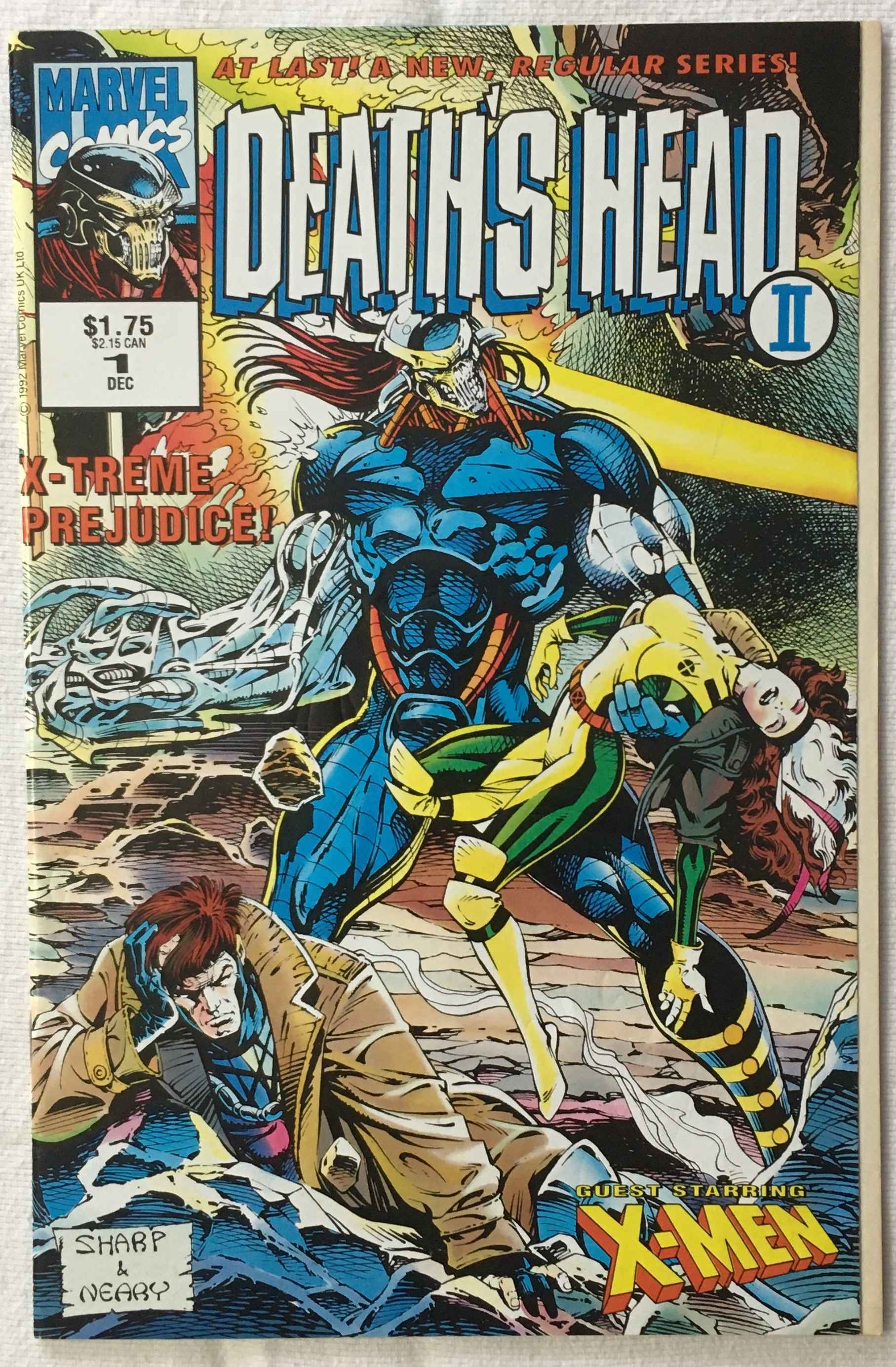 Death's Head 2 - X-Treme Prejudice - Volume 2 - No. 1 - December 1992 

