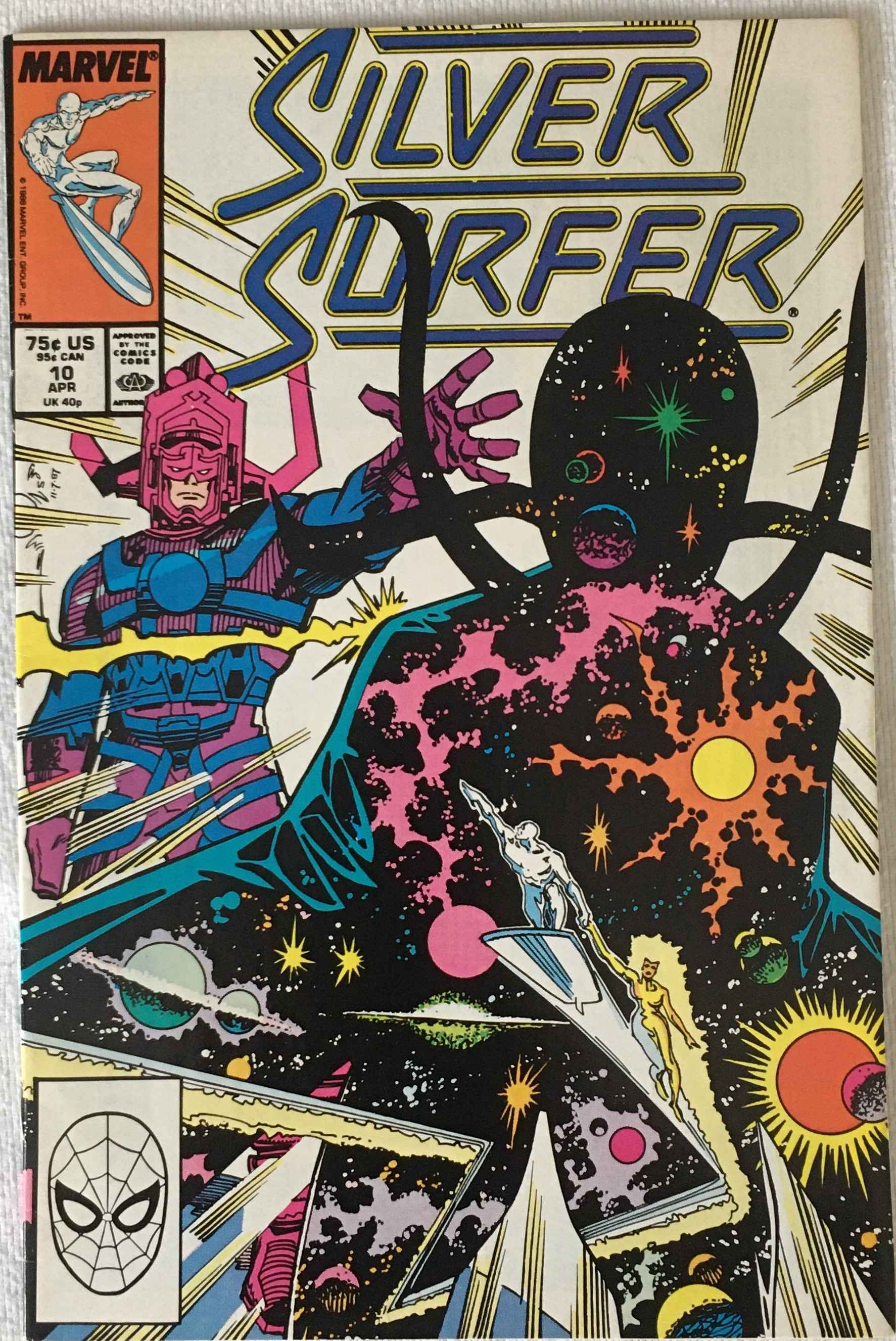Silver Surfer - Space Is ... Eternity! - Volume 3 - No. 10 - April 1988
