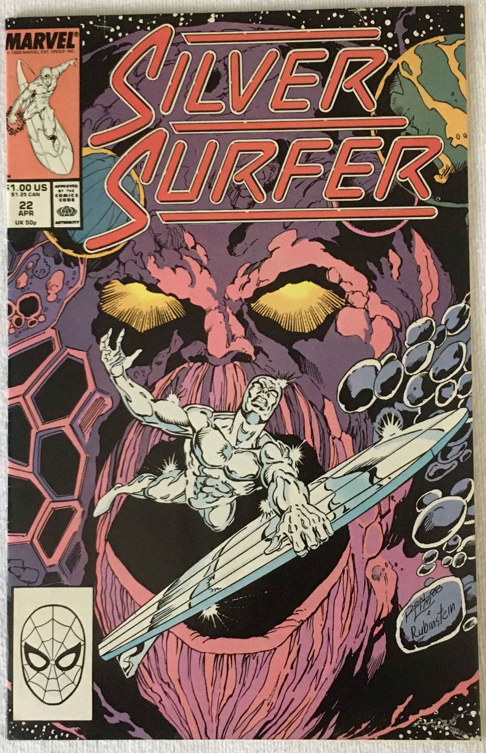 Silver Surfer - Monsters ... - Volume 3 - No. 22 - April 1989
