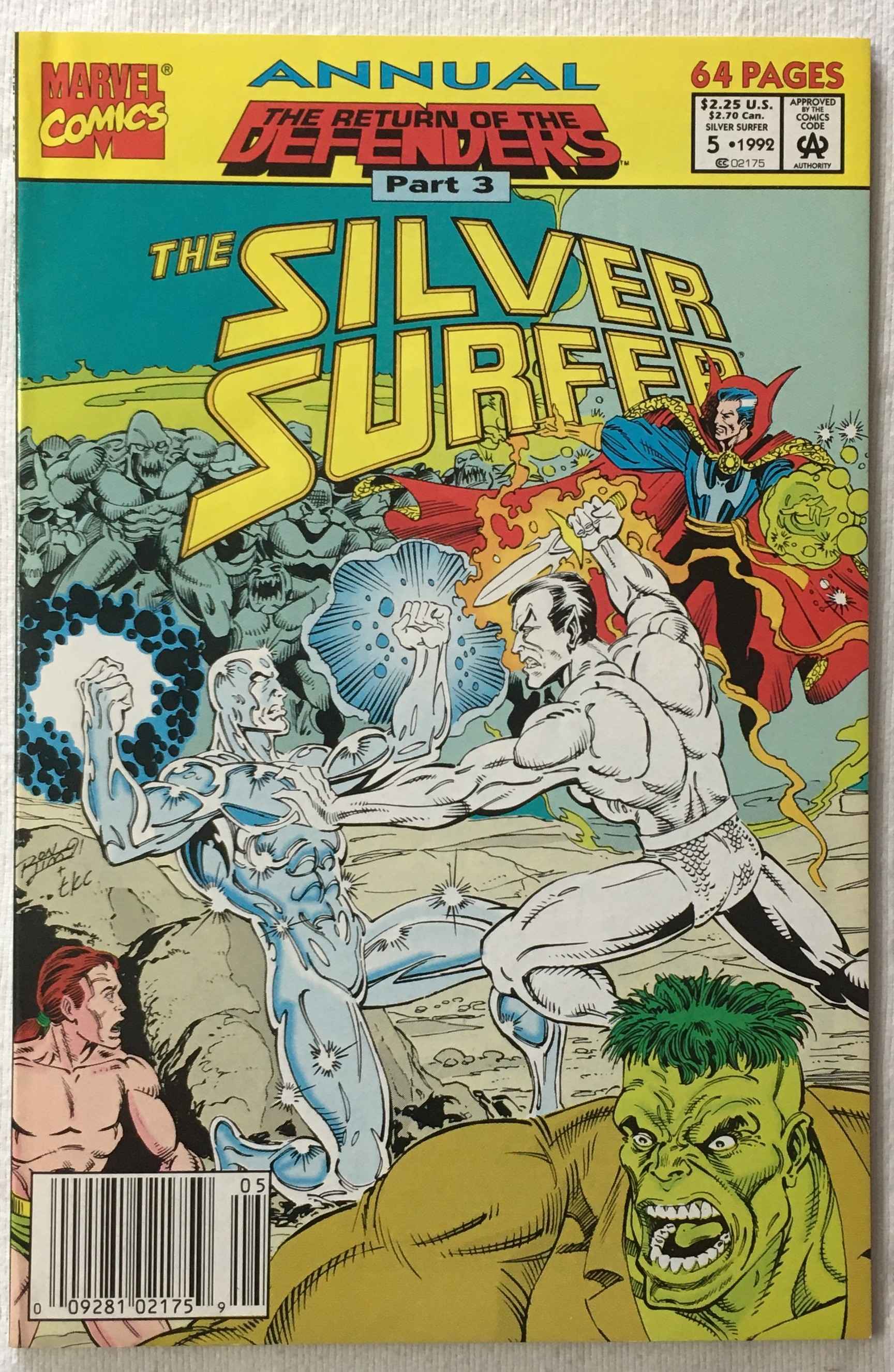 Silver Surfer - Annual 5 - Volume 1 - No. 5 - June 1992