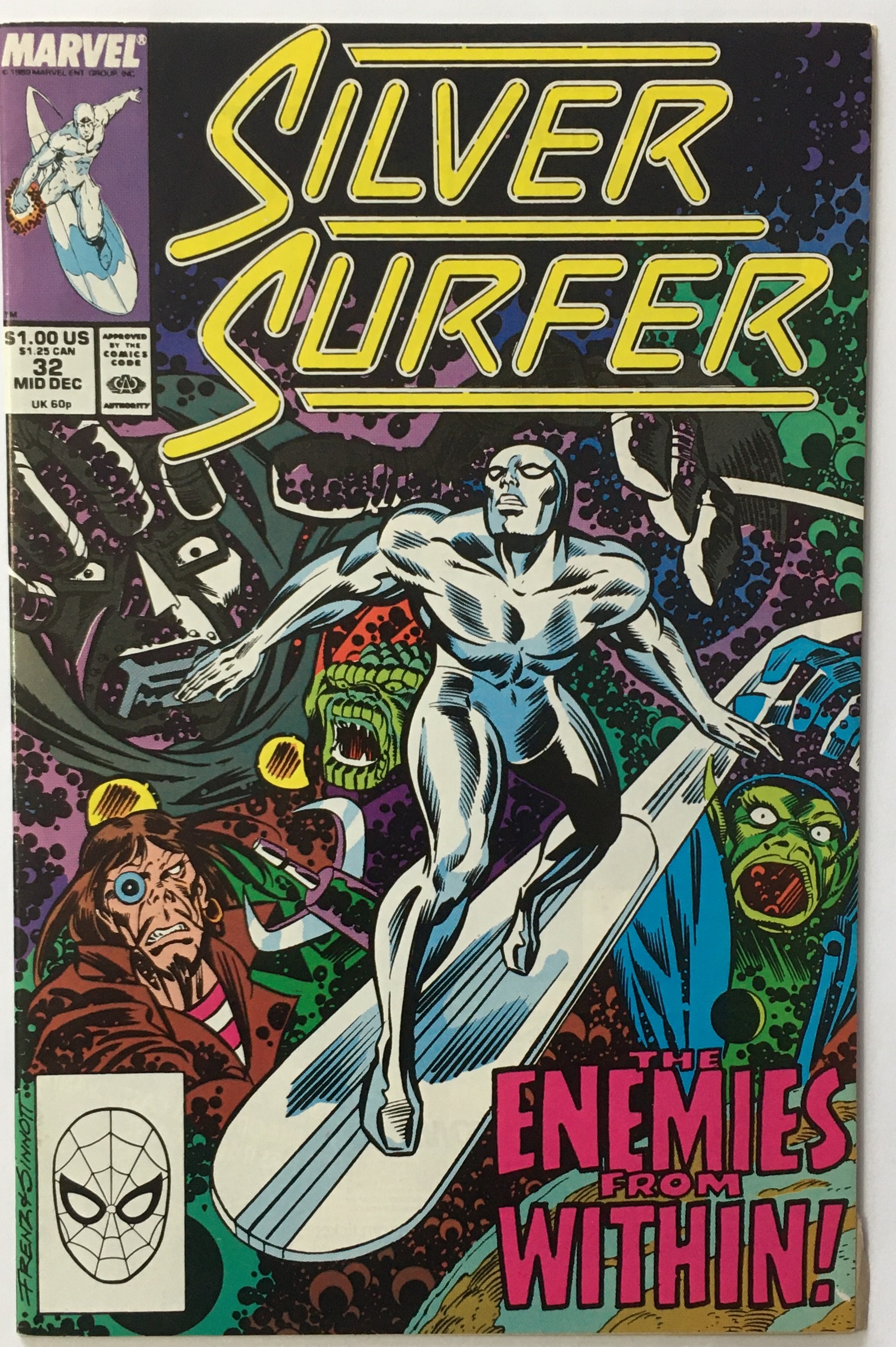 Silver Surfer - A Choice of Dooms - Volume 3 - No. 32 - December 1989