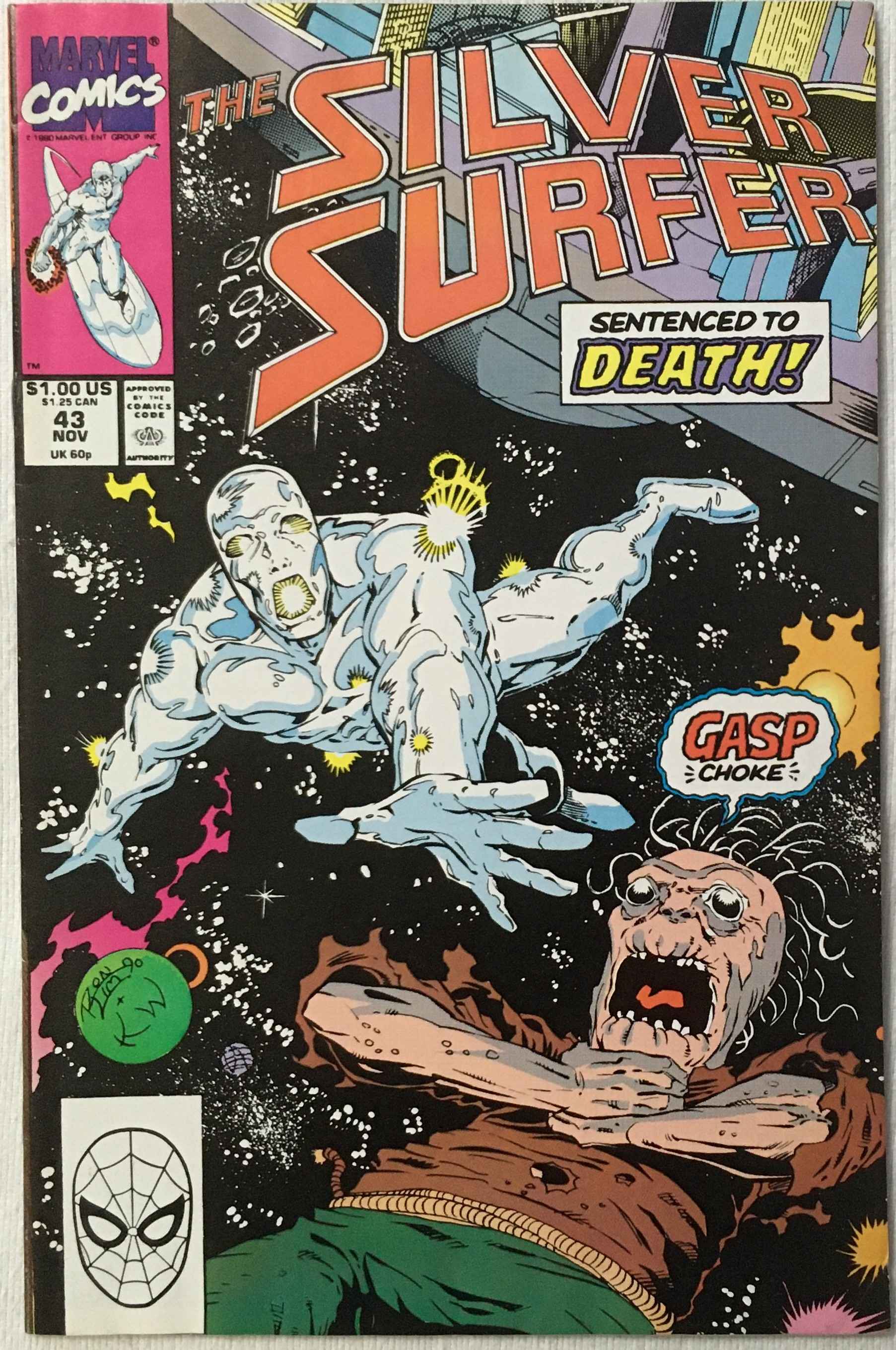 Silver Surfer - Termination - Volume 3 - No. 43 - November 1990