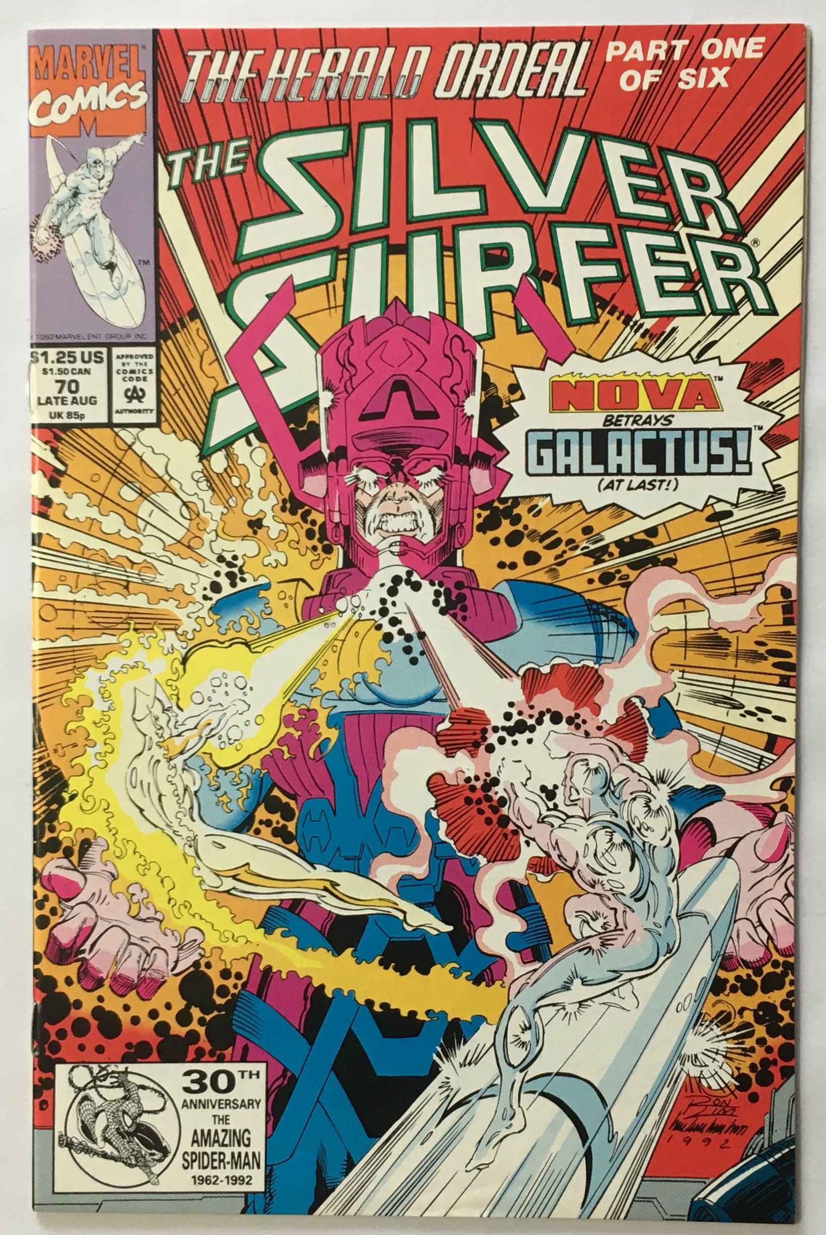 Silver Surfer - The Herald Ordeal Part One - Initiation - Volume 3 - No. 70 - August 1992