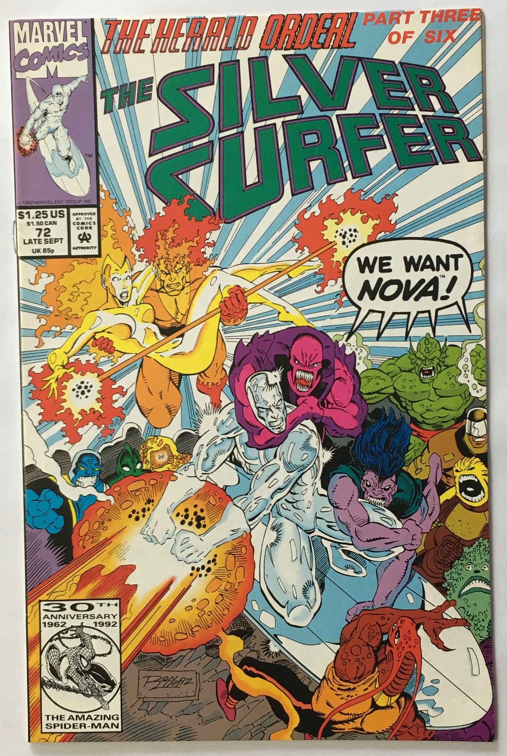 Silver Surfer - The Herald Ordeal Part Three - Liberation - Volume 3 - No. 72 - September 1992