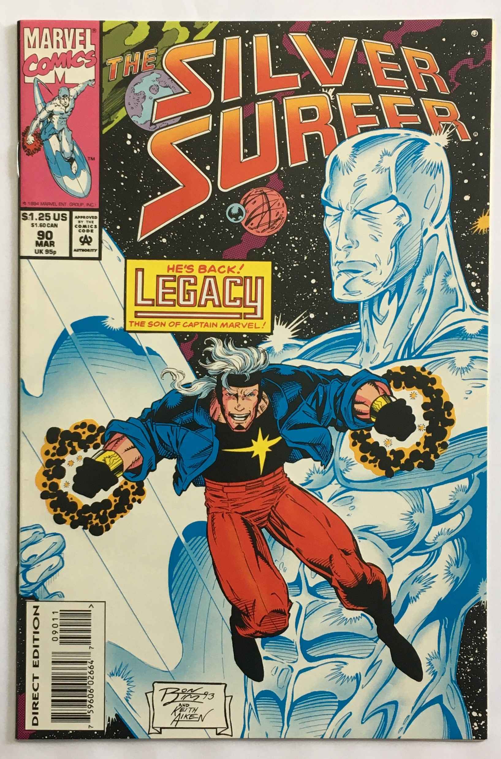 Silver Surfer - The Lesson - Volume 3 - No. 90 - March 1994