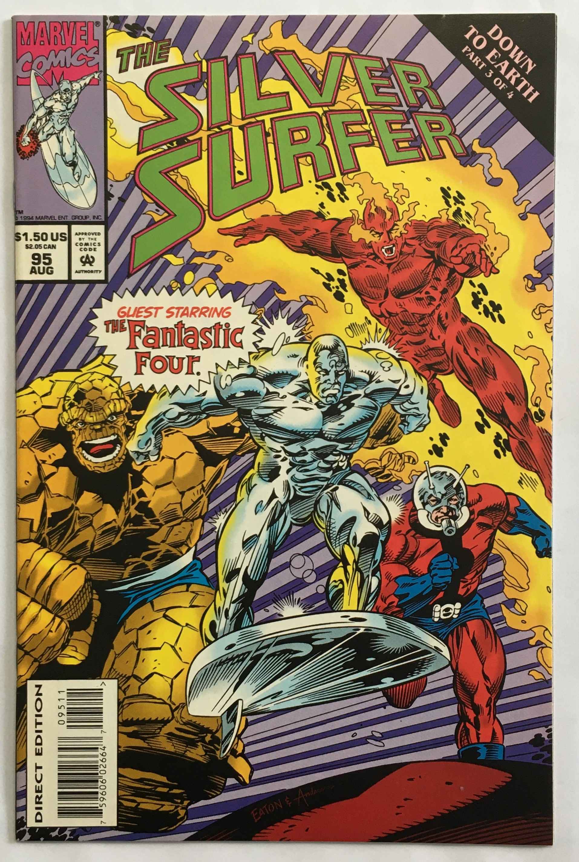 Silver Surfer - Down to Earth:3 - Volume 3 - No. 95 - August 1994
