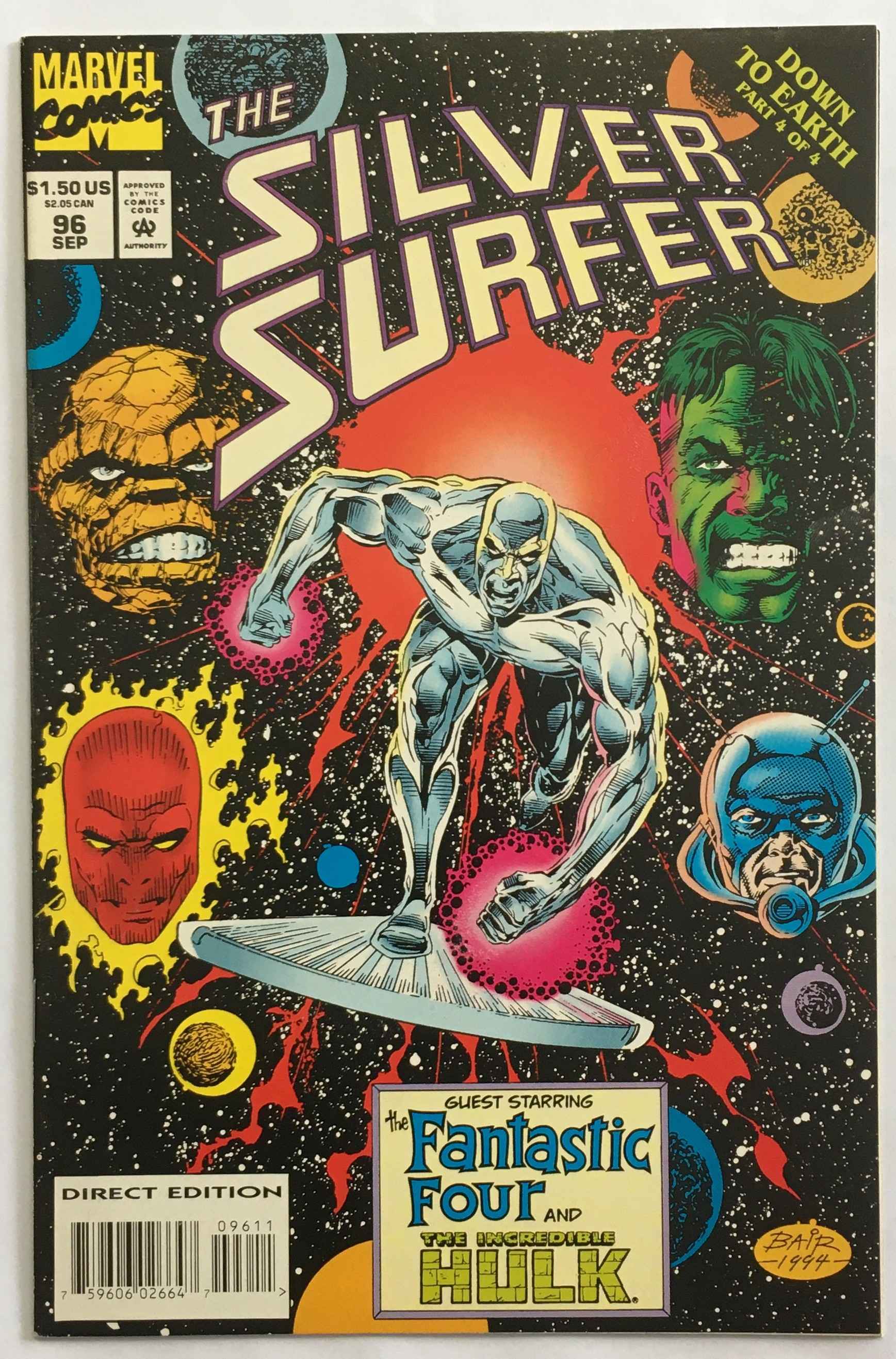 Silver Surfer - Down to Earth:4 - Volume 3 - No. 96 - September 1994