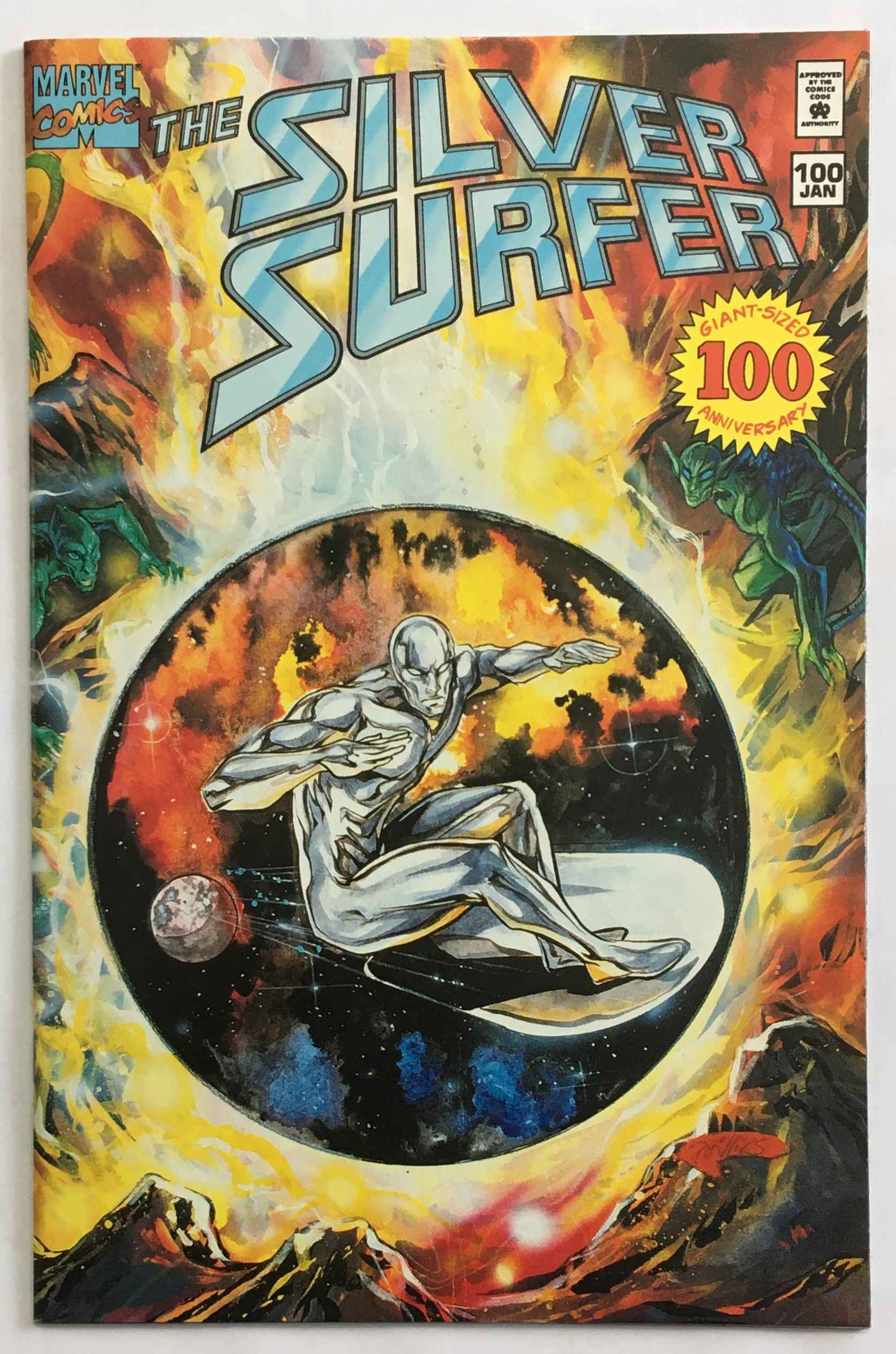 Silver Surfer - 100 Anniversary Regular Edition - Volume 3 - No. 100 - January 1995