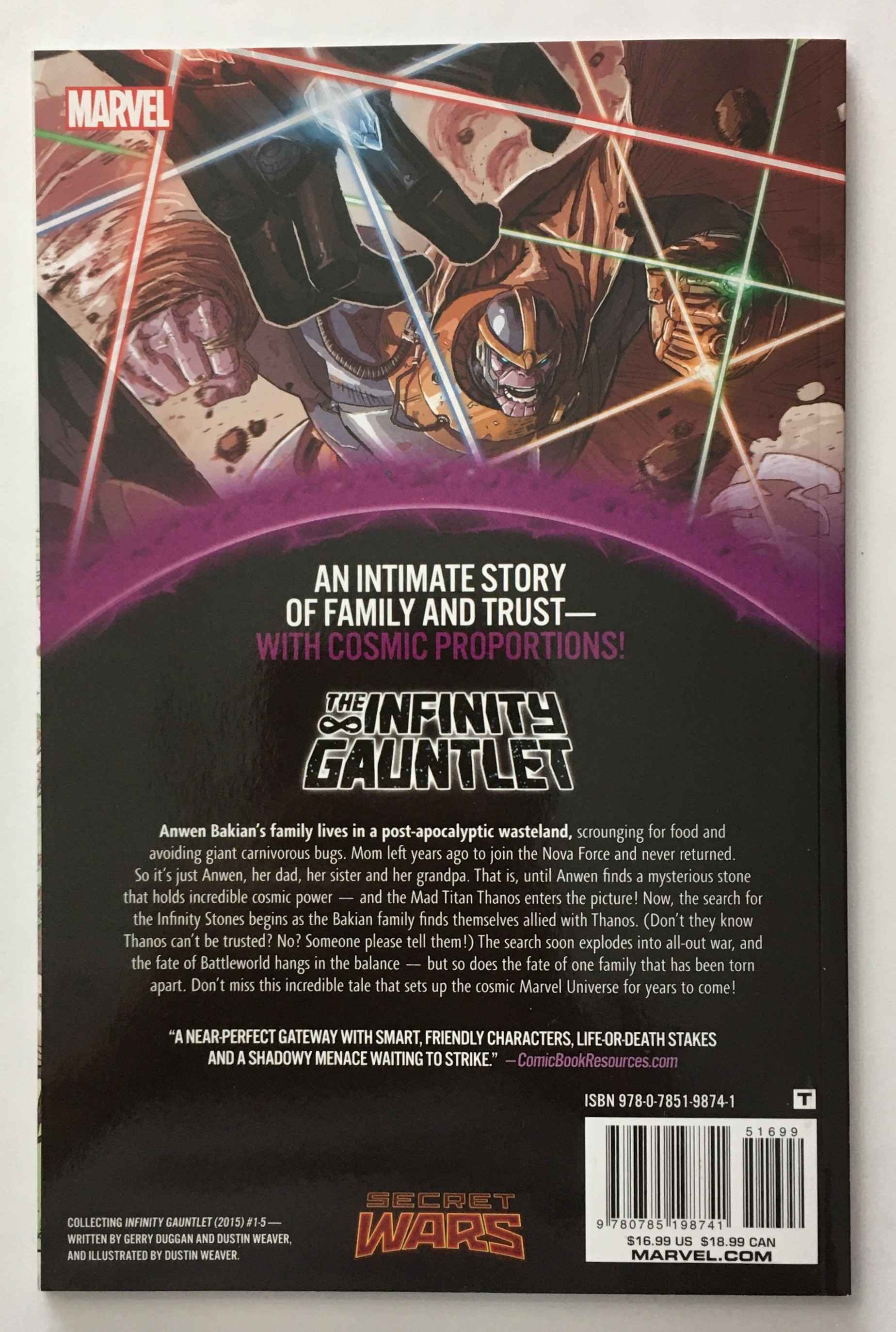 Warzones - The Infinity Gauntlet, 1-5 - Graphic Novel - 2015 2