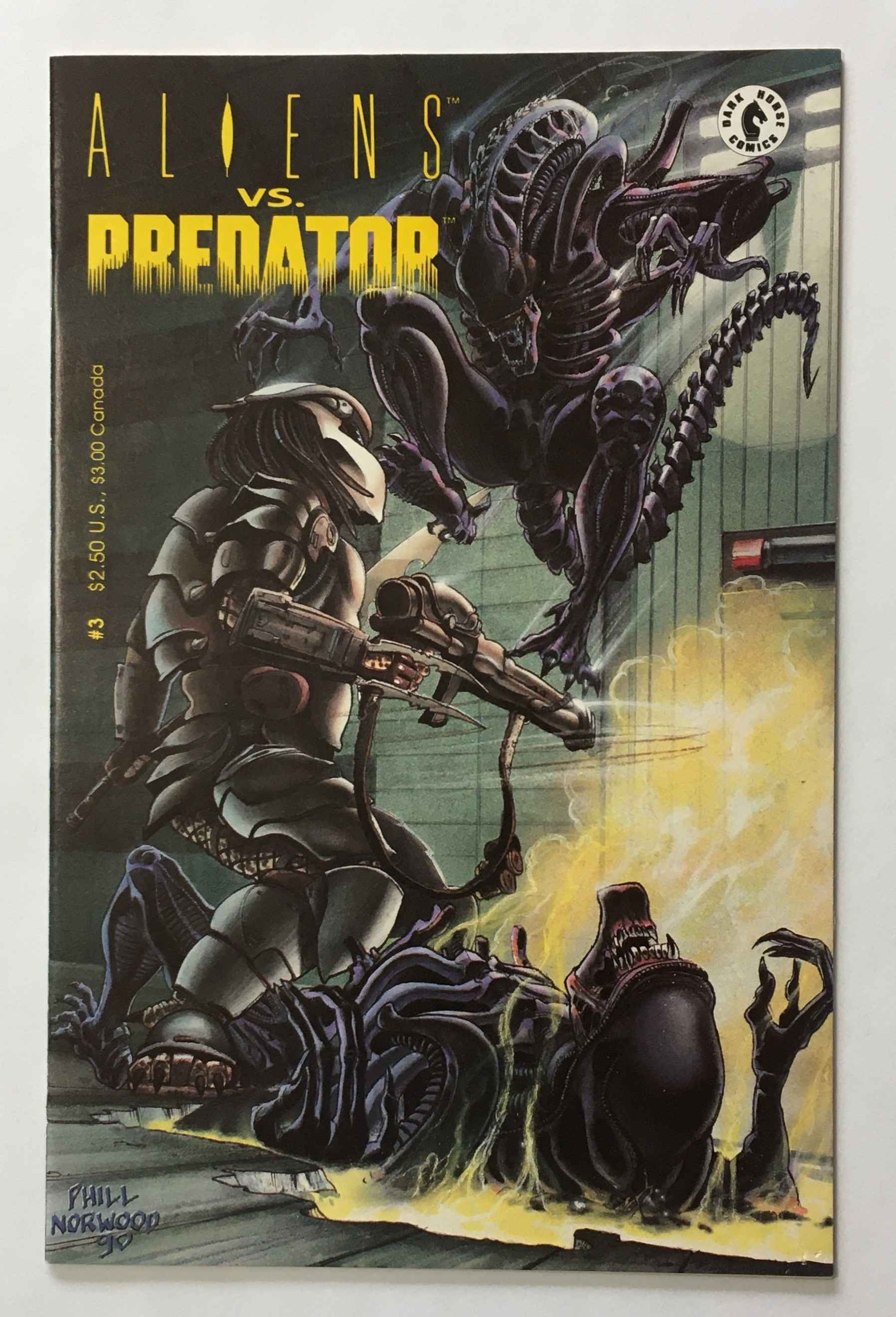 Aliens - Aliens VS Predator - 3 of 4 - Graphic Novel - 1990